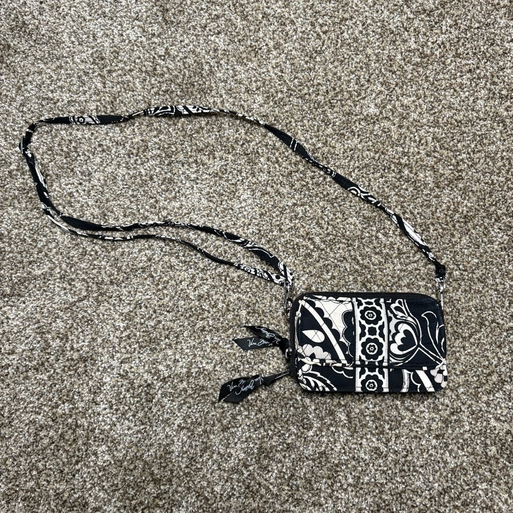 Vera Bradley Black Zipper Pulls - Picture 2 of 11
